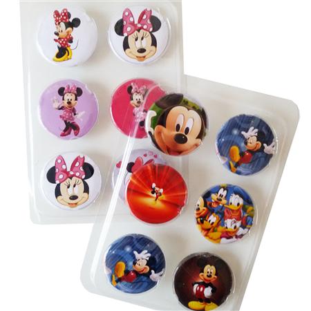 Prendedores Minnie 6u